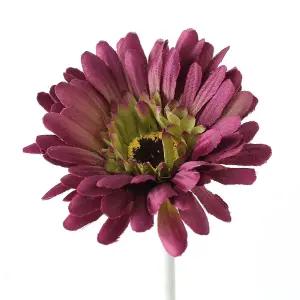 거베라 조화 와이어 줄기 화사한 인테리어 꽃 와인