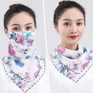 골프얼굴가리개 햇빛 등산 섬세한설계 얇은 페이스마스크 보라 (WFJ6Z7E)