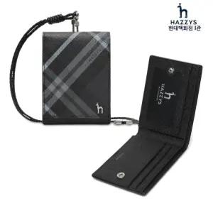 헤지스 핸드백 HJHO0E660BKDUBLIN 블랙 체크 2단 목걸이형 카드지갑 요청시 가능20939350512094436