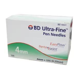 멸균주사침 병원용 주사바늘 인슐린펜니들 4mm 혈당