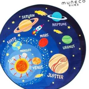 인테리어플레이러그 아동용 워셔블 태양계 사각형 키즈러그 (WFJ6E12)