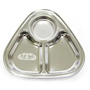 스텐간식쟁반 파워 식판 스테인리스간식쟁반 3구식판 (WFJ74PN)