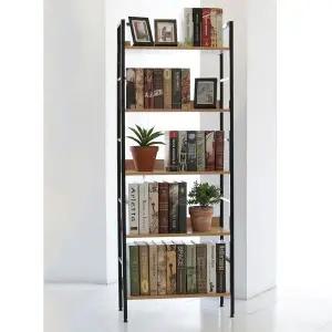 [하프클럽/]슈마켓 이지심플 책장겸용 선반 5단 블랙