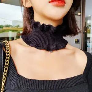 링클 2개 다용도 페이크 목폴라 여성넥워머 헤어밴드 (WFJ68EH)