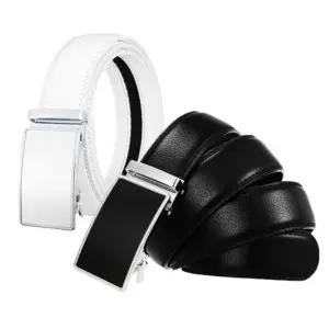 엣지 모노 자동 벨트 고급 소가죽 남성 허리띠 (WFJ68JC)