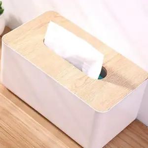 우드 각티슈 커버 수납함 디자인 화장지 케이스 인테리어 소품 (WFK6LHE)