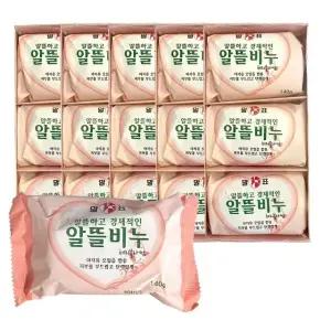 말표 알뜰비누 세수비누 세안 업소용 목욕탕 체리블라썸 140g 3개입 5개 (WFJ6ZR4)