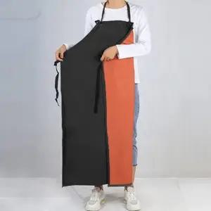 업소용 양면 방수 앞치마 식당 설거지 (WFK6DU4)