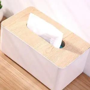 우드 각티슈 커버 수납함 디자인 화장지 케이스 인테리어 소품 (WFK6LHE)