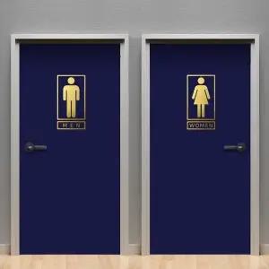 화장실 스티커 남자 여자 표시 스티커 (WFK6DW0)