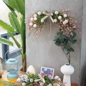 조화가렌더 폼폼 베리베리 가렌더 조화 리스 벽걸이장식