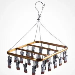 모빌형 집게 건조대 다용도 행거 양말 옷걸이 26P (WFK6E5F)