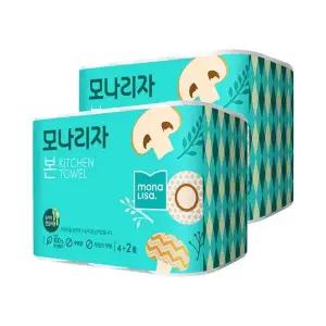 모나리자 본 키친타올 116매 (4+2)롤x2팩 (WFJ6GQ6)