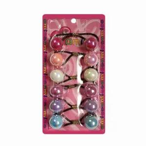 핑키 베이직 방울끈 6P 머리끈 헤어끈 핑키 방울끈 머리끈 베이직 헤어끈