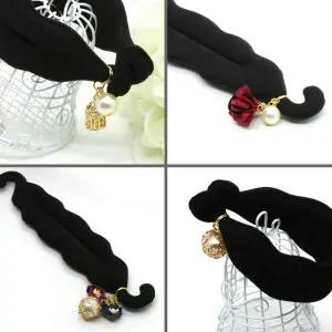 예쁜 스펀지후크 올림머리핀 모음 올림머리핀 당고머리핀 똥머리밴드