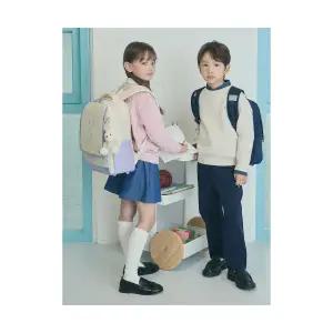 [국내매장정품] 빈폴 BEANPOLE 키즈 KIDS 토끼 체크 클래식 책가방 세트 아이보리 (BI51D4U020) BI51D4U020