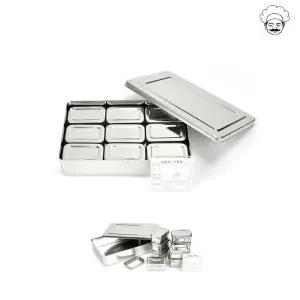 사각 스텐보존식용기세트(소형9p) 보존식용기 스텐사각 단체급식