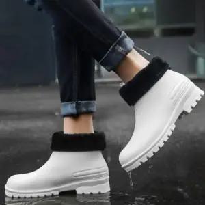 [옷자락]남성용 방수 기모 스노우 부츠 숏레인 부츠