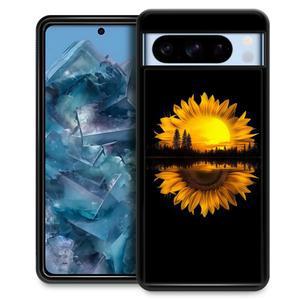 CARLOCA 구글 픽셀 프로 케이스 해바라기 기타 패턴 울트라 프로텍션 충격 방지 소프트 실리콘 TPU 미끄럼 뒷면 프로용 DS SJ