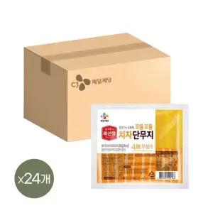 하선정 4無 꼬들꼬들 단무지 200g x24개