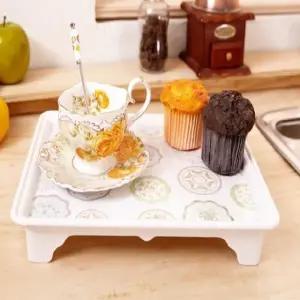 고품질 찻상 고려멜라민 다과상 쟁반 중 색상랜덤 (WFK6I6A)