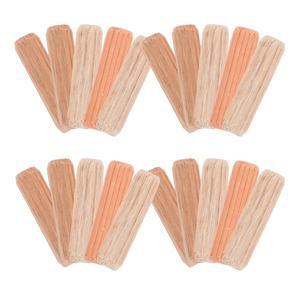 100pcs M8x30mm  나무 Dowel 가구 연결 목공 베이지 샤프트 플러그 공예 도구