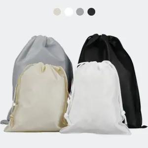 부직포 더스트백 복조리 파우치 복주머니 조리개 미니 어린이집 수건 여벌옷 천 주머니 스트링 무지 스트랩