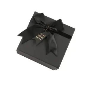 예쁜 12.5x12.5x5 패키징 미니종이상자 리본선물상자