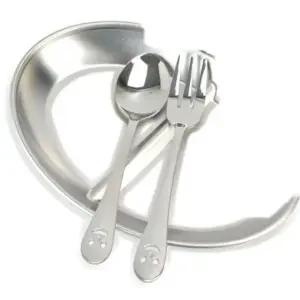 스마일스푼 어린이수저 스마일세트(스푼+포크) (WFK9R5X)