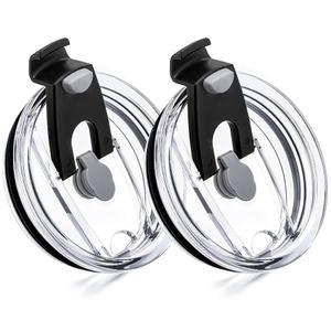 [미국배송] 프루렉스 20온스 텀블러 뚜껑 예티 교체 선윌 등 2팩 방수 커버 컵(블랙 2팩)