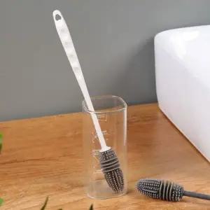 젖병 텀블러 세척솔 실리콘 유리병 브러쉬 (WFK99PH)