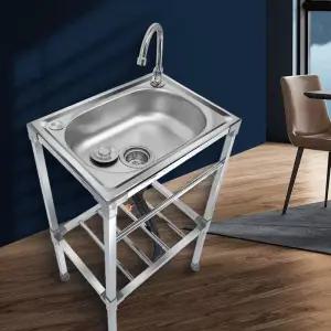 캠핑장 사무실 개수대 플로어 씽크대 농막 야외 보조