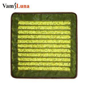 여름에 적합한 시원한 느낌의 제이드 마사지 쿠션 천연 미네랄이 사람들을 집이나 사무실에서 편안하게 만들어줍니다.