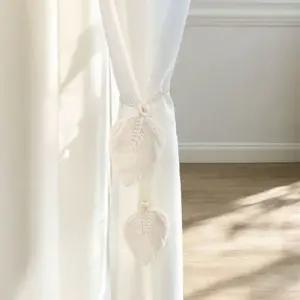 내추럴 보헤미안 커튼 타이 커튼타이백 나뭇잎형 1P (WFK9A07)