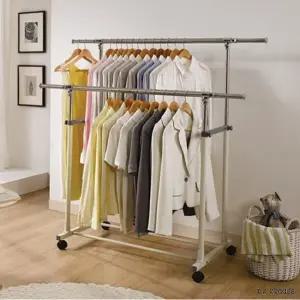 업-이동식2단행거 가정용 행거