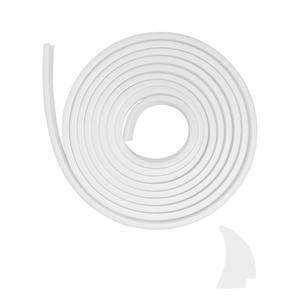 실리콘 고무 RV 윈도우 씰 1/2 x 1/4 흰색 방음 창문 유리 가장자리 잠금 개스킷 트림 자동차 보트 캠핑 트럭 마린용 웨더 스트리핑 30피트