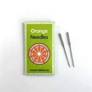 (오렌지미싱) 오렌지 가정용 재봉틀 바늘 미싱바늘 일반용 니트용 HAx1 HAx1KN