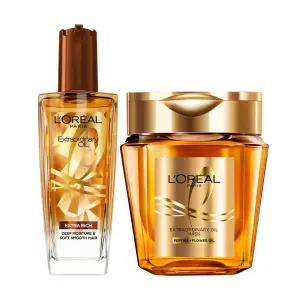 로레알파리 엑스트라오디네리 실크 마스크 팩 250ml + 오일 100ml