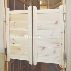 플랫 원목 스윙도어 (문짝1개) 카우보이도어