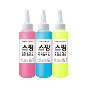 [스노우키즈] 스핑 스노우물감 140ml 3색 유아물감 핑거페인트