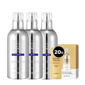 제이앤코슈 닥터펩티 펩타이드 볼륨에센스2.0 본품3병 세트+리프팅20매