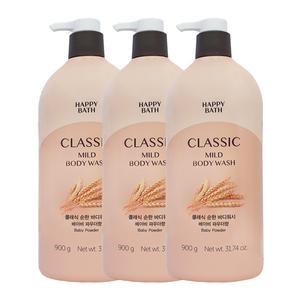 해피바스 정말 순한 바디워시 900g x3