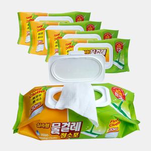 물걸레청소포 30매x4팩 밀대걸레 청소용품