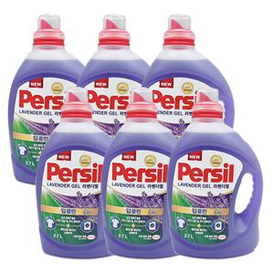 헨켈 퍼실 라벤더젤 일반/드럼(겸용) 2.7L X 6개