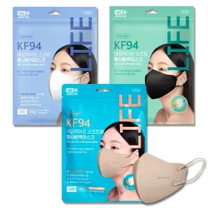 네오라이프 kf94 황사마스크 대형 5매입 국산 귀편한 미세먼지 차단 방역 새부리형 마스크