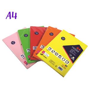 상우문화사 120g A4 크린아트지 색상지 단색 100매포장
