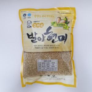 장세순 발아현미 3kg(1kg x 3봉) 세척발아현미