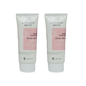 에스제이엠 안티 유브이 선크림 SJM 워터프루프 선블록 60mlx2개