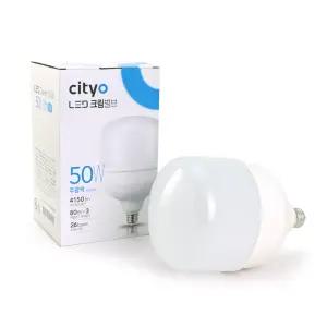 씨티오 LED 크림벌브 50W E26 E39 (선택) 주광색(6500K)