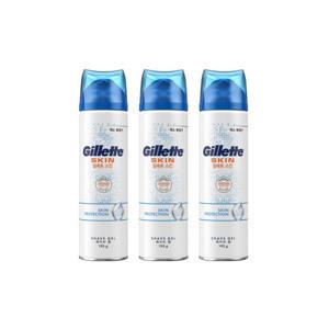 질레트 스킨텍 쉐이빙 젤 195g 3개입